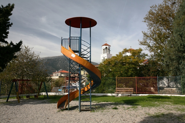Children's play-area in Iliokastro